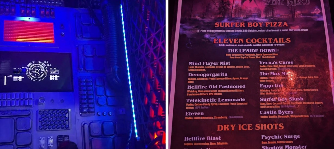 Space Bar Menu
